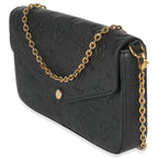 Louis Vuitton Black Monogram Empreinte Felicie Pochette