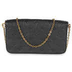 Louis Vuitton Black Monogram Empreinte Felicie Pochette