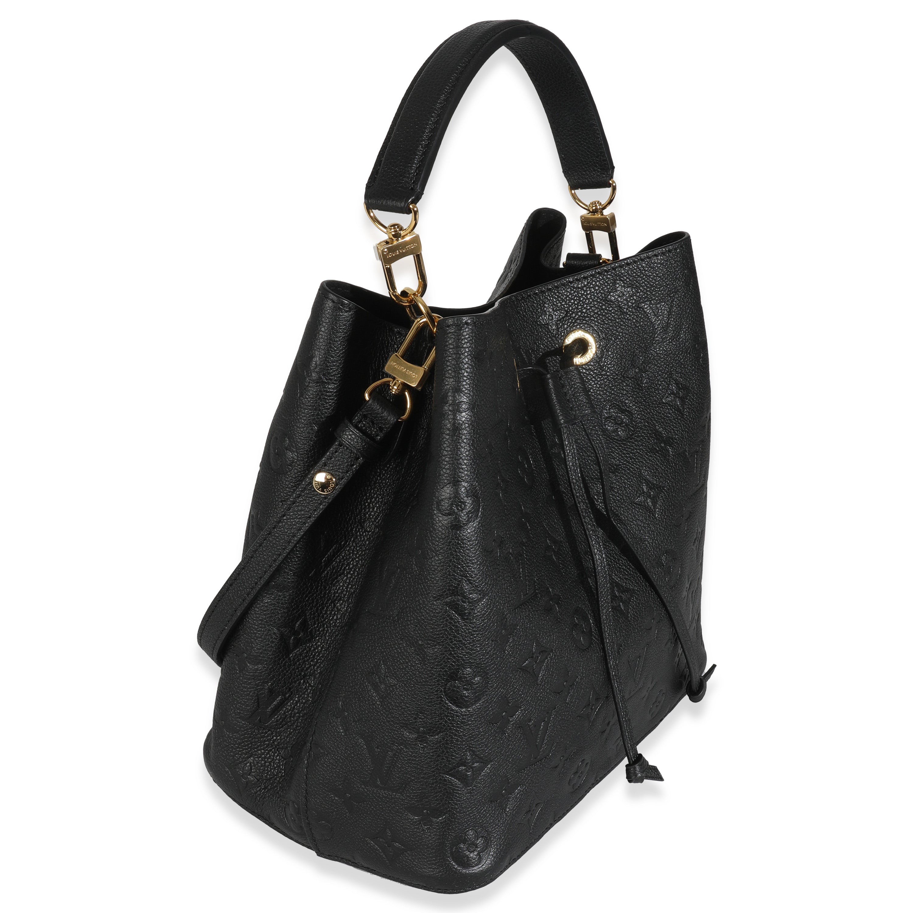 Louis Vuitton Black Monogram Empreinte Neonoe MM