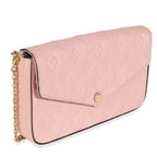 Louis Vuitton Rose Poudre Monogram Empreinte Felicie Pochette
