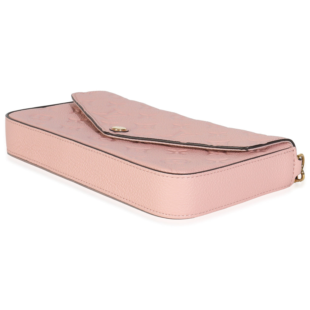 Louis Vuitton Rose Poudre Monogram Empreinte Felicie Pochette