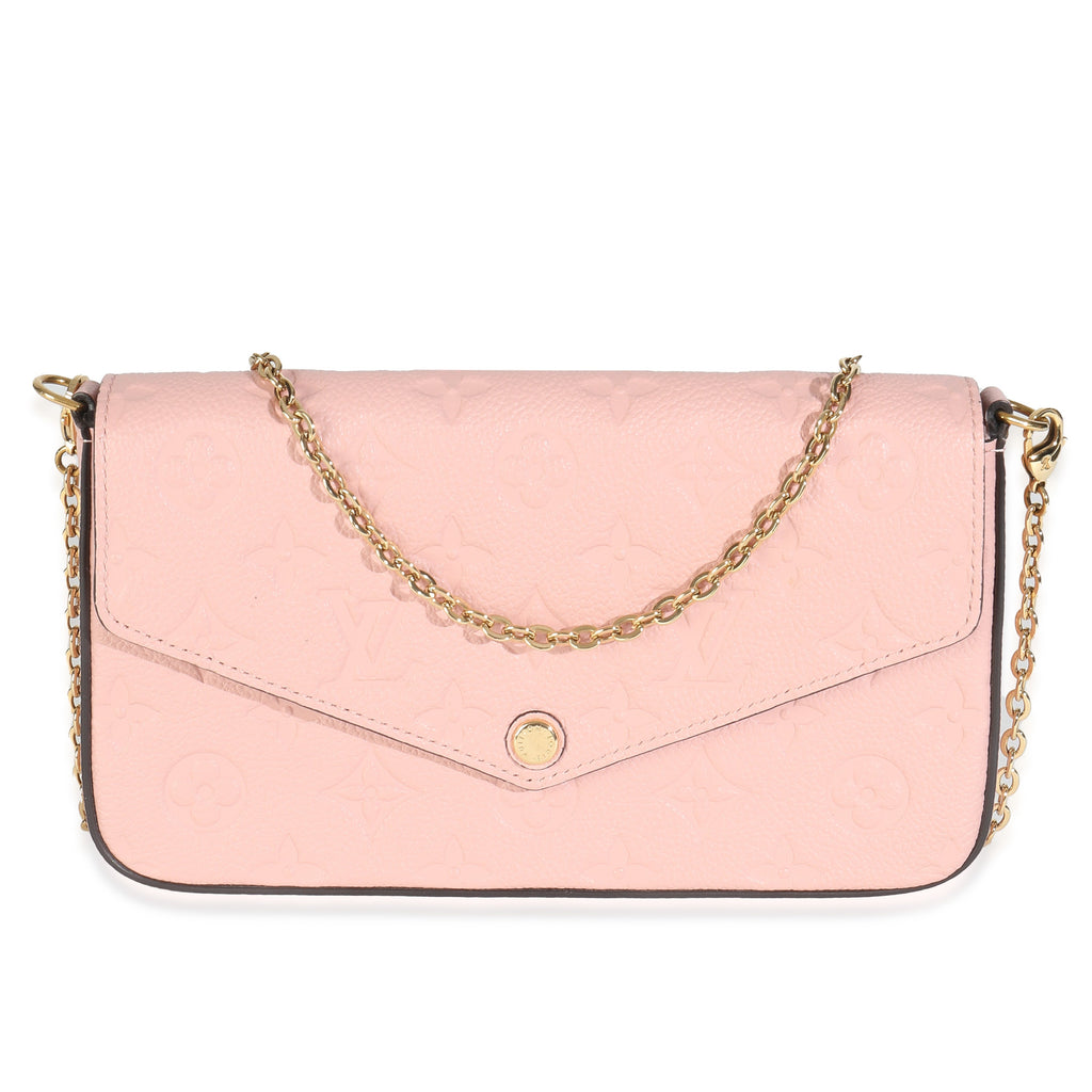 Louis Vuitton Rose Poudre Monogram Empreinte Felicie Pochette
