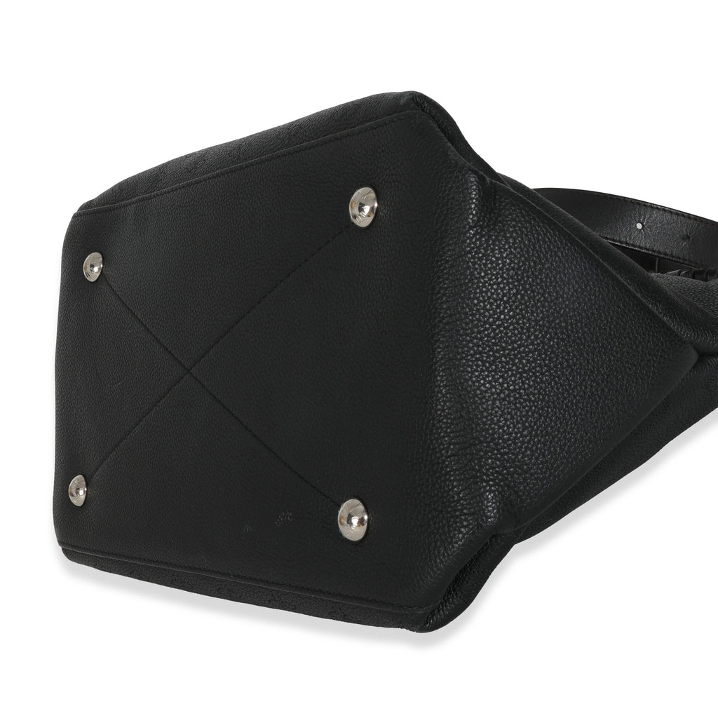 Louis Vuitton Black Monogram Mahina Beaubourg Hobo MM