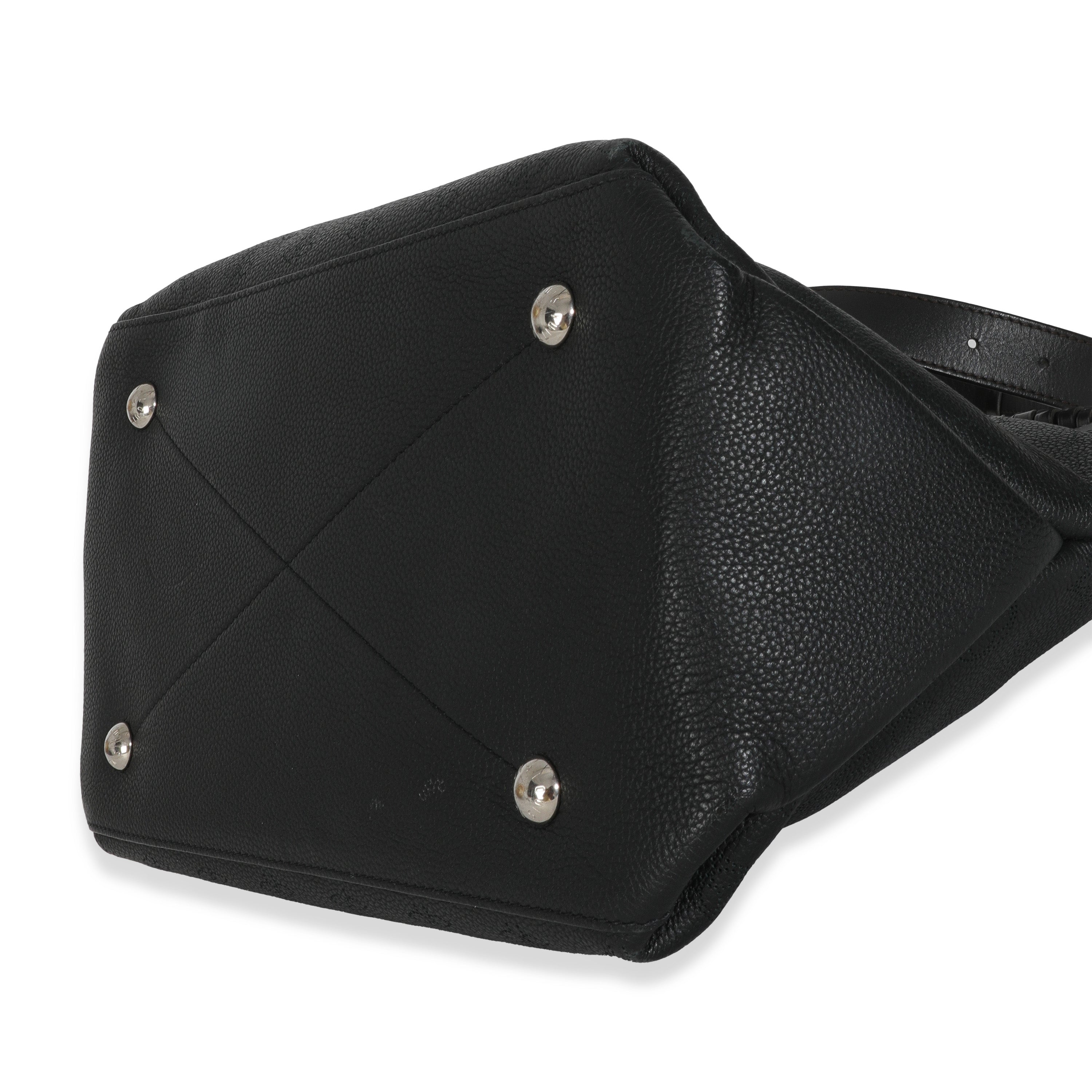 Louis Vuitton Black Monogram Mahina Beaubourg Hobo MM