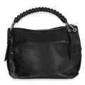 Louis Vuitton Black Monogram Mahina Beaubourg Hobo MM
