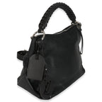 Louis Vuitton Black Monogram Mahina Beaubourg Hobo MM