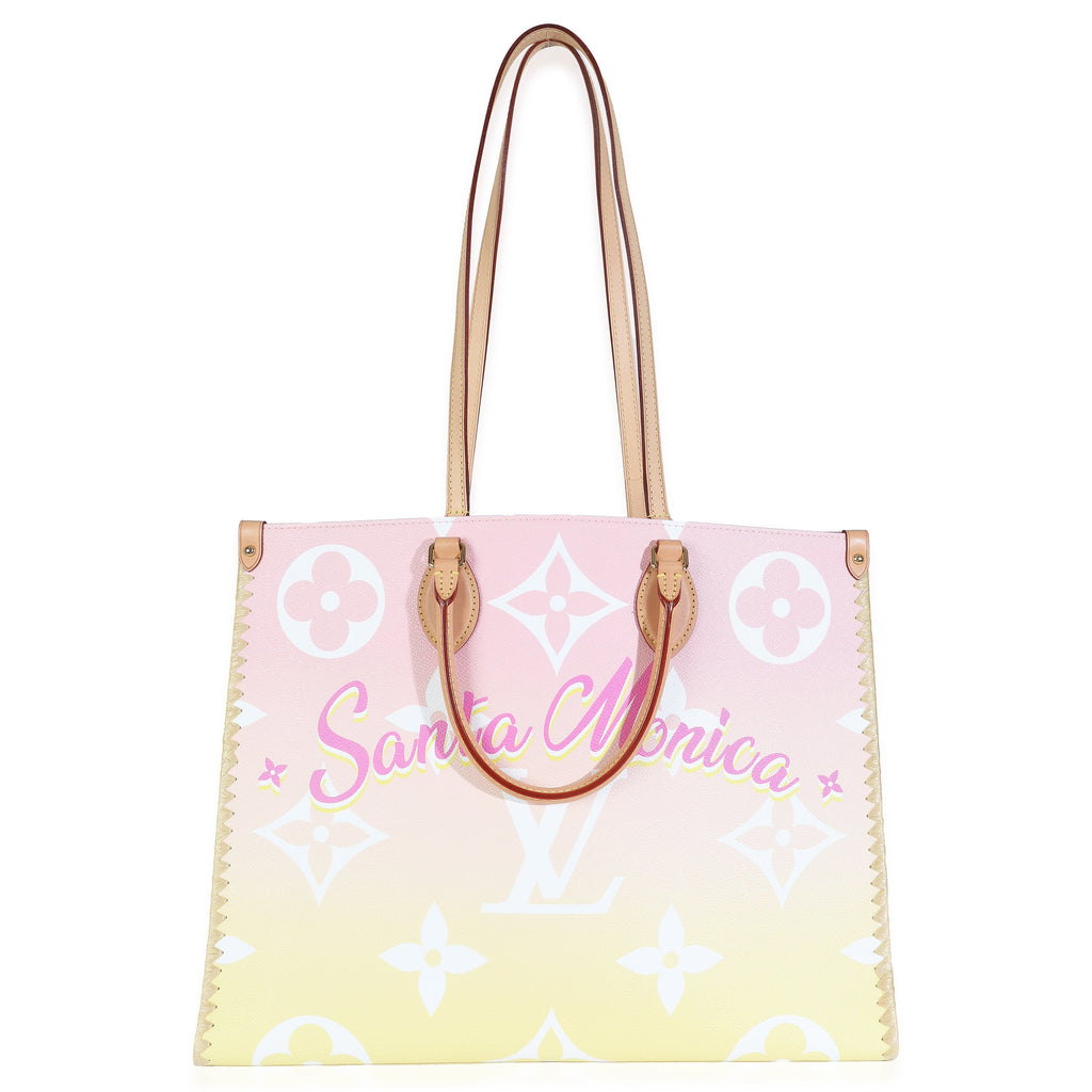Louis Vuitton Light Pink Monogram Giant By The Pool Santa Monica Onthego GM