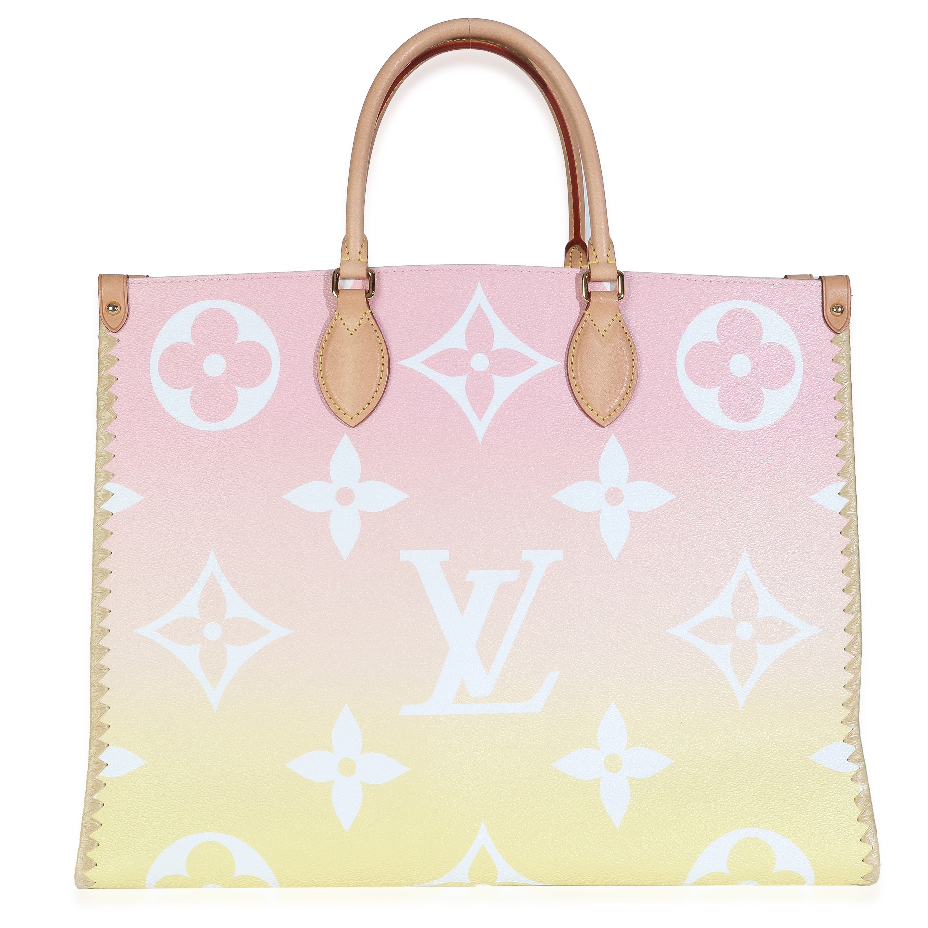 Louis Vuitton Light Pink Monogram Giant By The Pool Santa Monica Onthego GM
