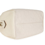 Louis Vuitton Cream Empreinte Caramel Calfskin Speedy Bandouliere 25 NM