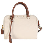 Louis Vuitton Cream Empreinte Caramel Calfskin Speedy Bandouliere 25 NM