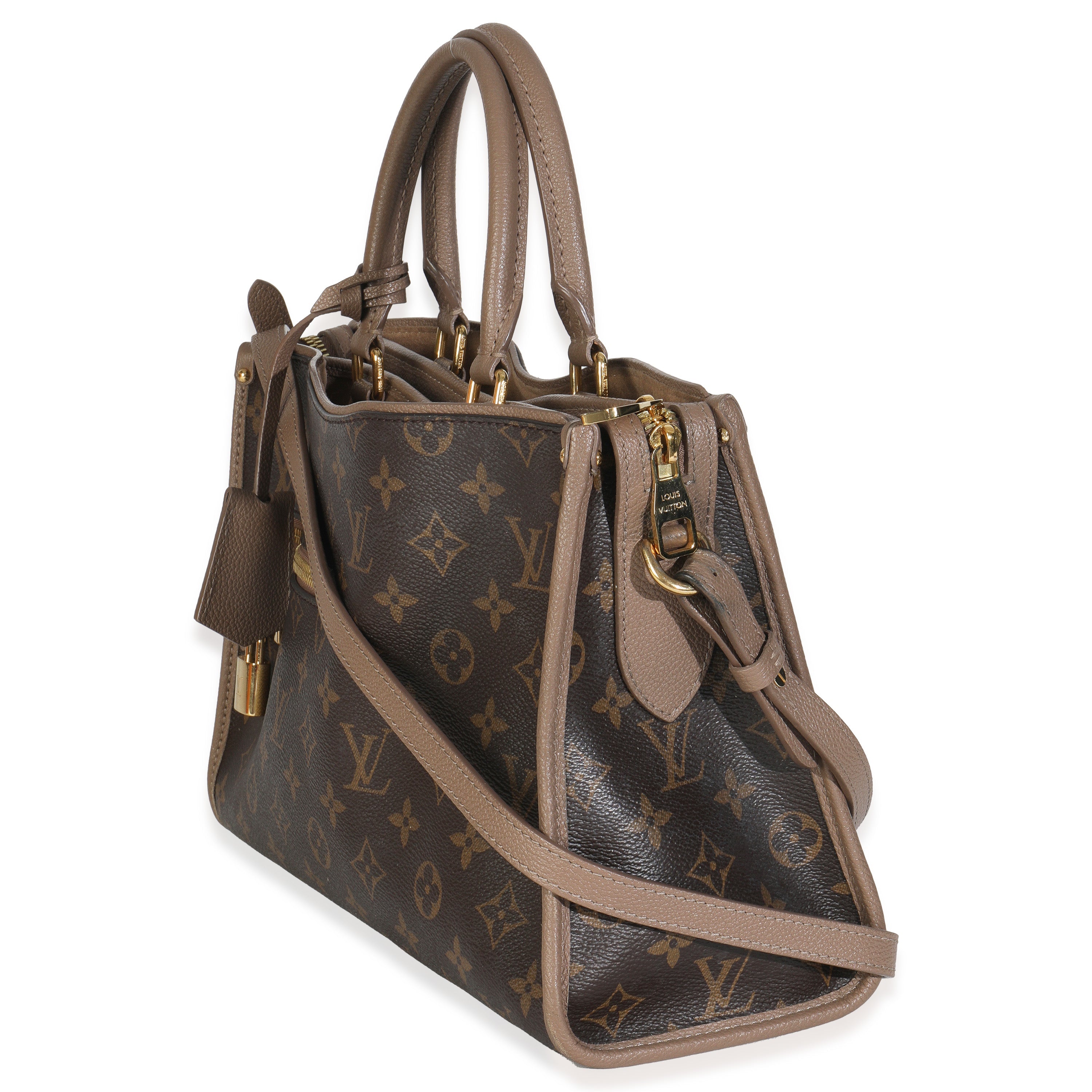 Louis Vuitton Taupe Glace Monogram Canvas Popincourt NM