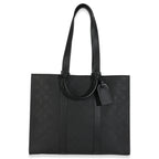 Louis Vuitton Black Monogram Embossed Taurillon Sac Plat 24H