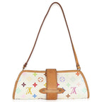 Louis Vuitton White Monogram Multicolor Canvas Shirley