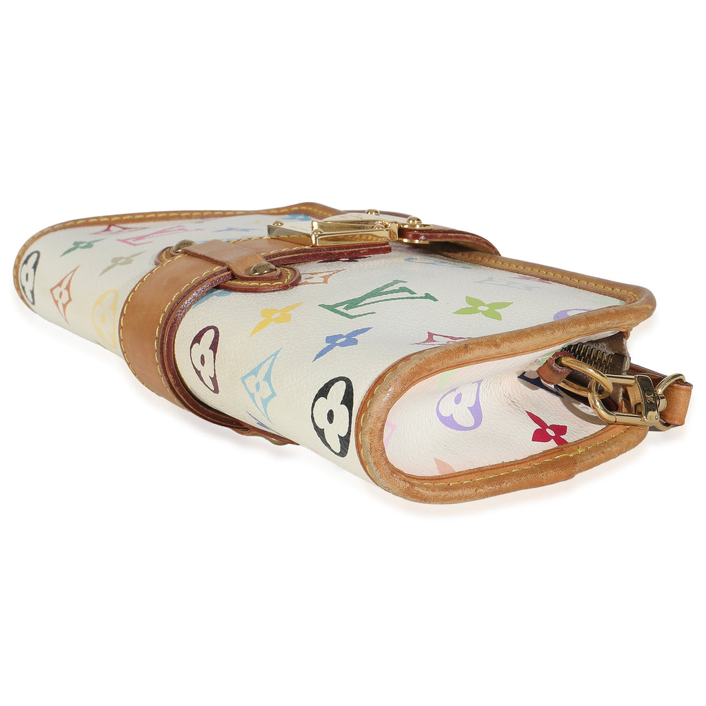 Louis Vuitton White Monogram Multicolor Canvas Shirley