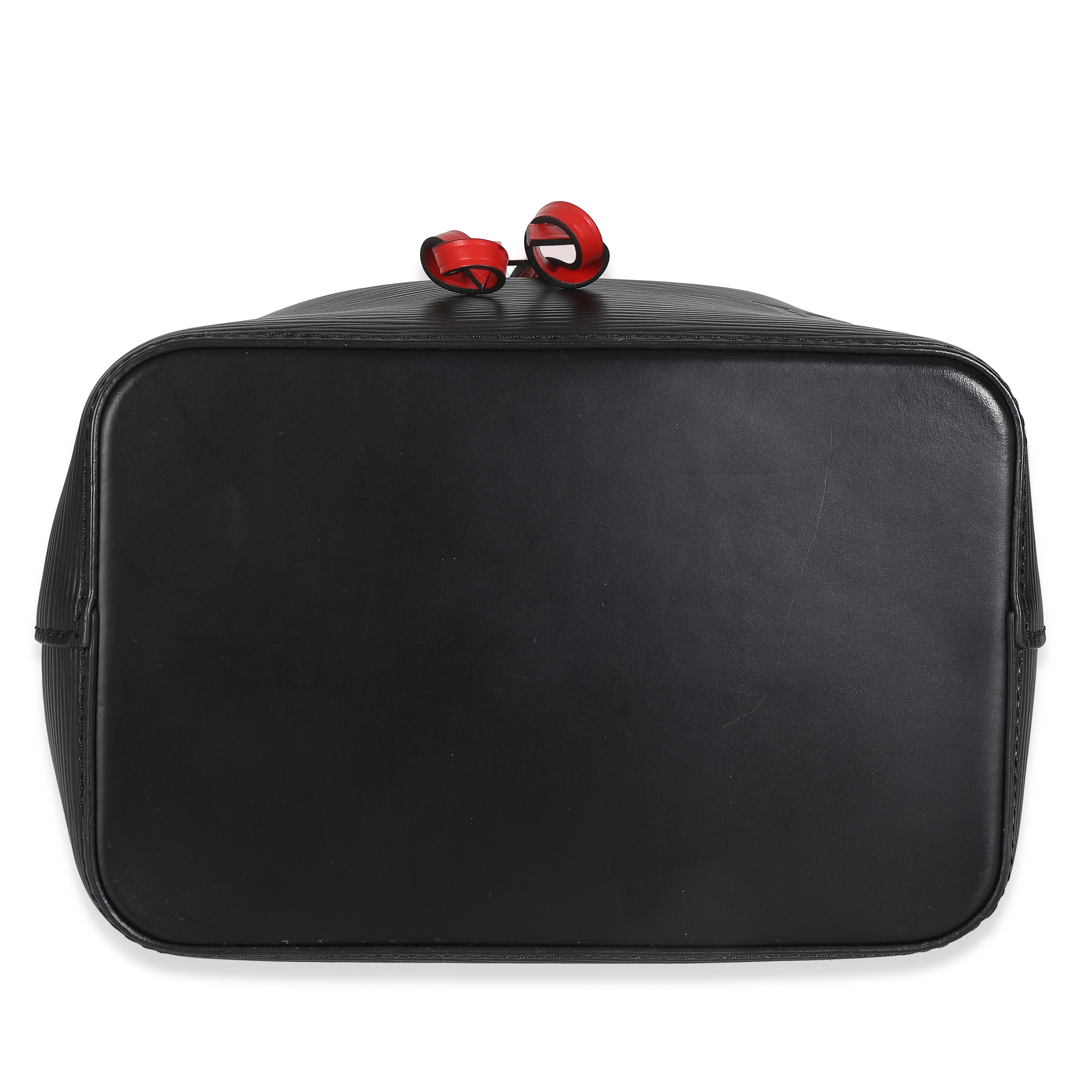 Louis Vuitton Black Safran Epi NeoNoe BB