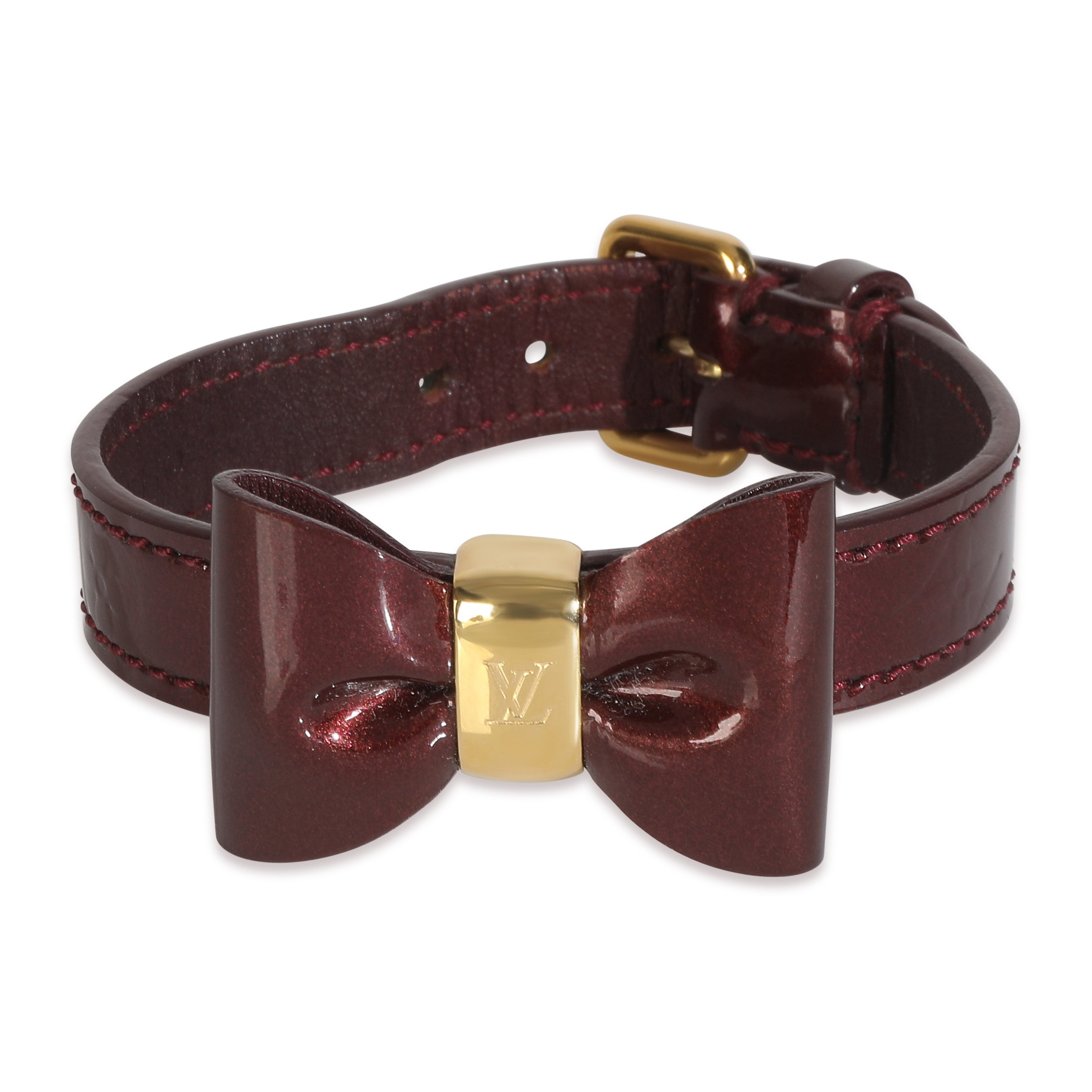 Louis Vuitton Gold-Plated  Monogram Favorite Bow Bracelet