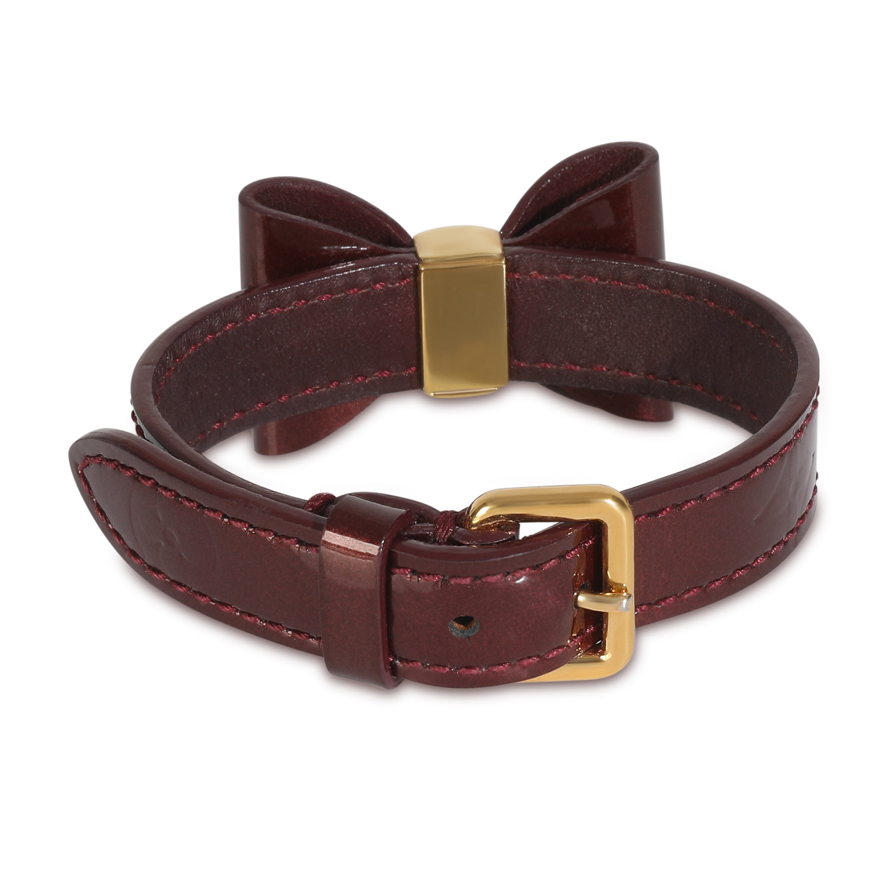 Louis Vuitton Gold-Plated  Monogram Favorite Bow Bracelet
