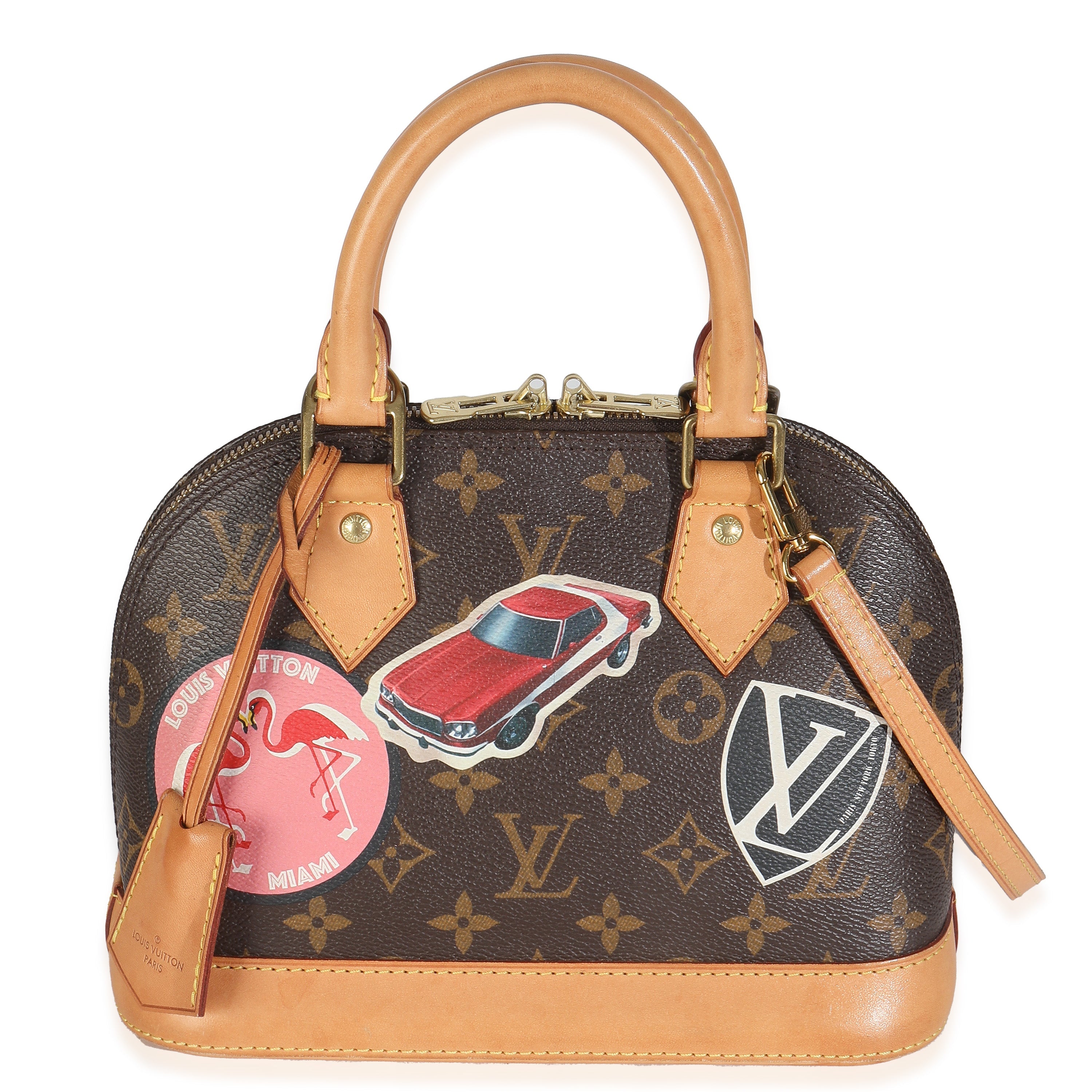 Louis Vuitton Monogram Canvas World Tour Alma BB