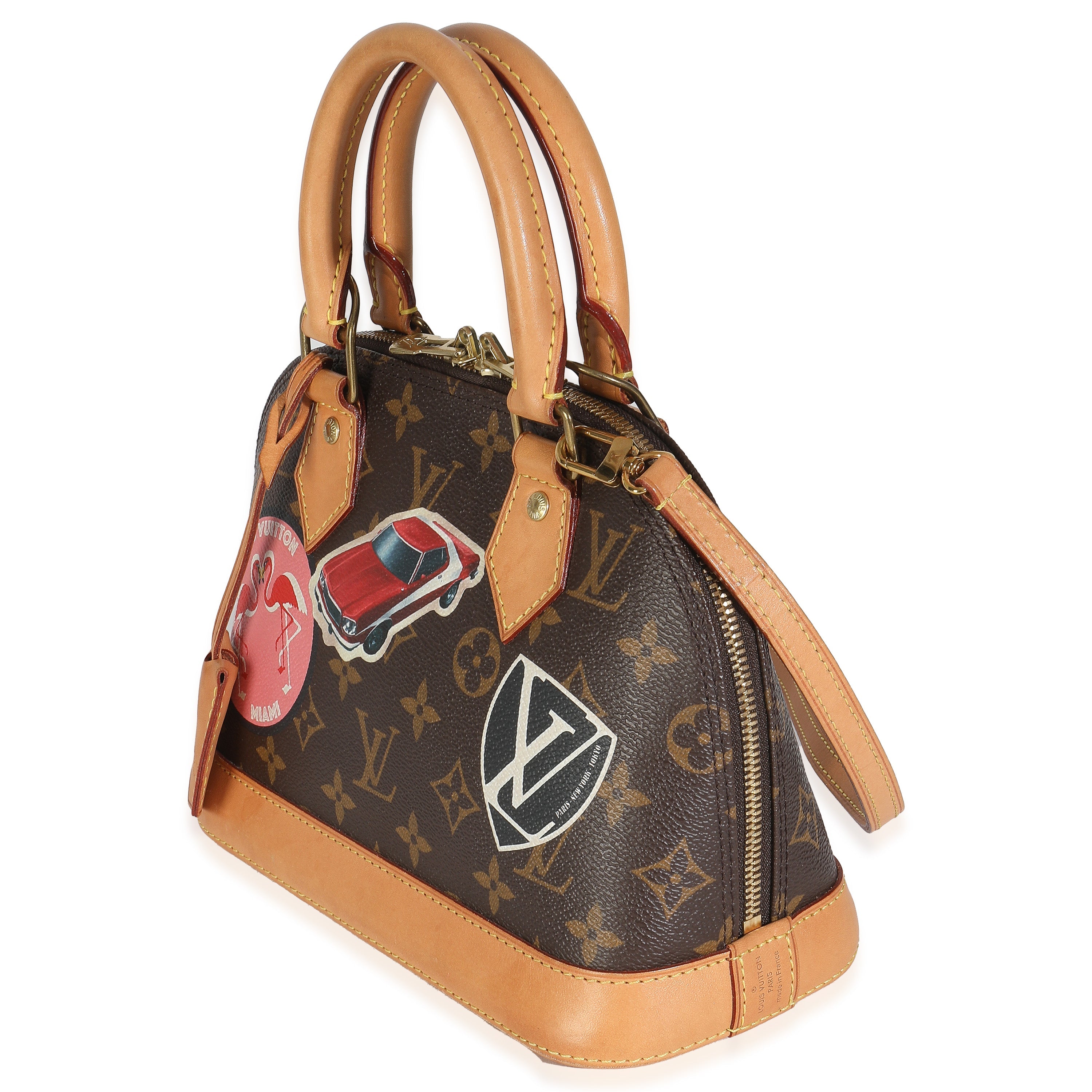 Louis Vuitton Monogram Canvas World Tour Alma BB