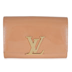Louis Vuitton Rose Velours Patent Louise New Sobe Clutch