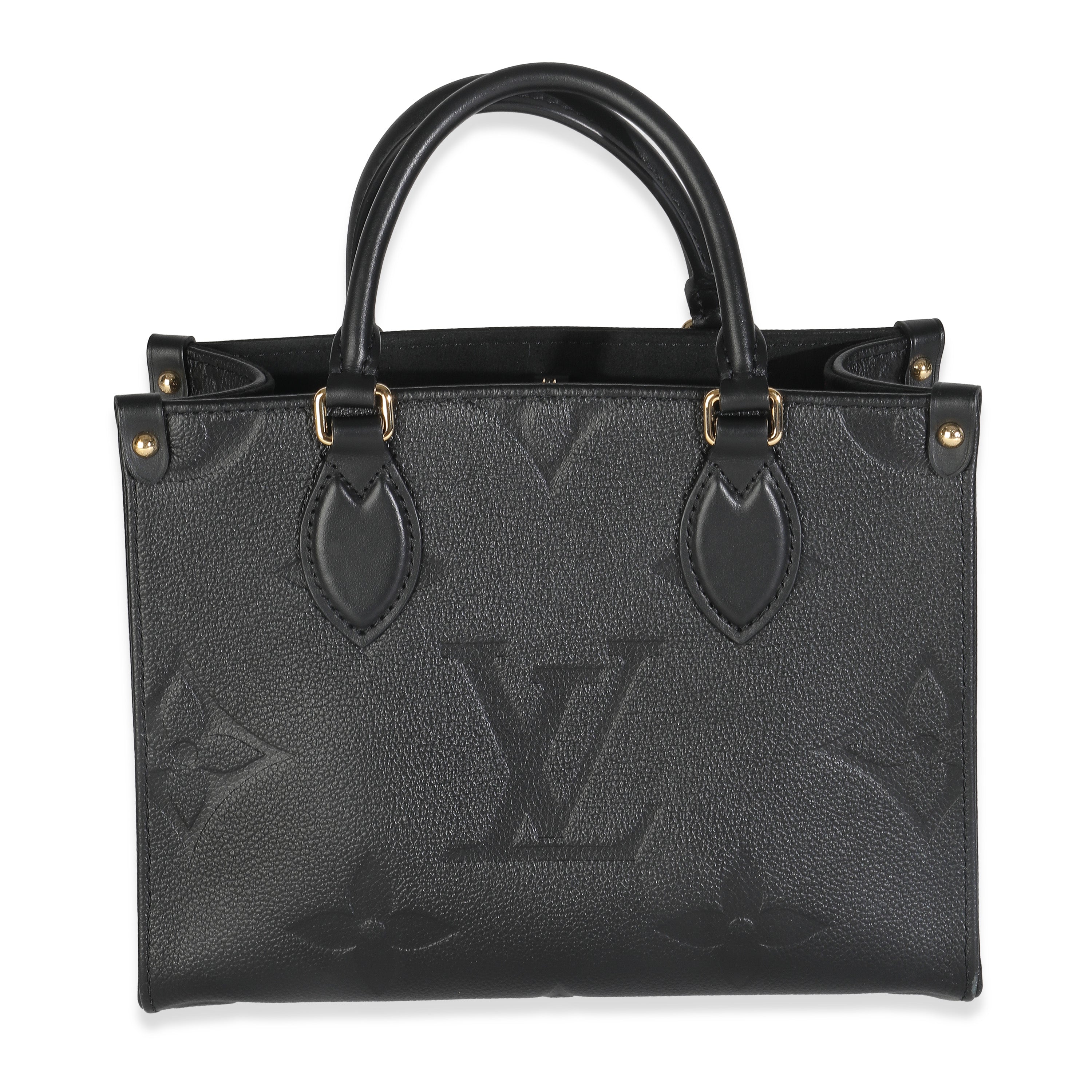 Louis Vuitton Black Giant Monogram Empreinte Onthego PM