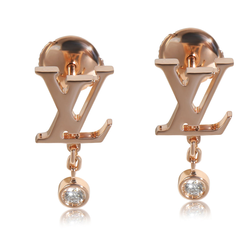 Louis Vuitton Rose Gold Diamond Idylle Blossom Earrings
