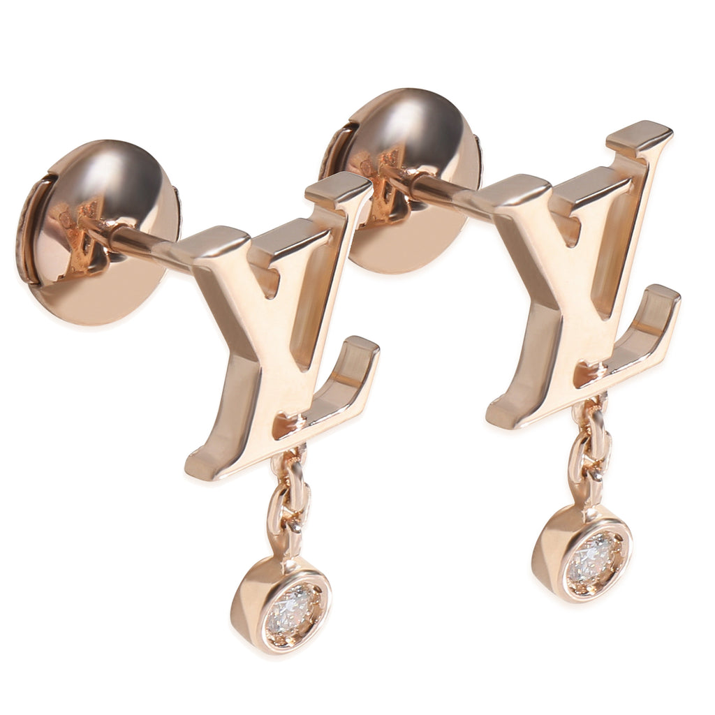 Louis Vuitton Rose Gold Diamond Idylle Blossom Earrings