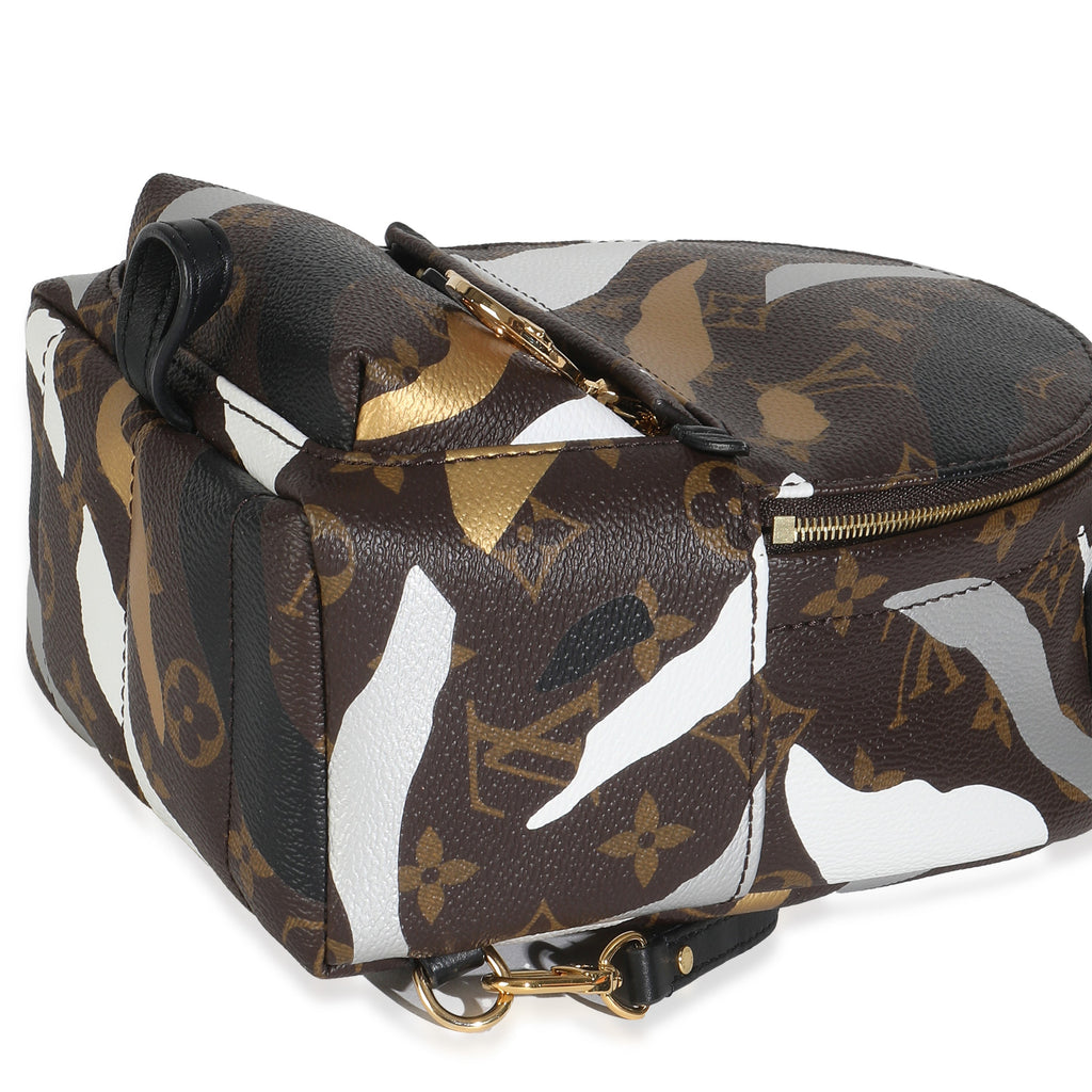 Louis Vuitton x LOL Gold Silver Monogram Canvas Mini Palm Springs