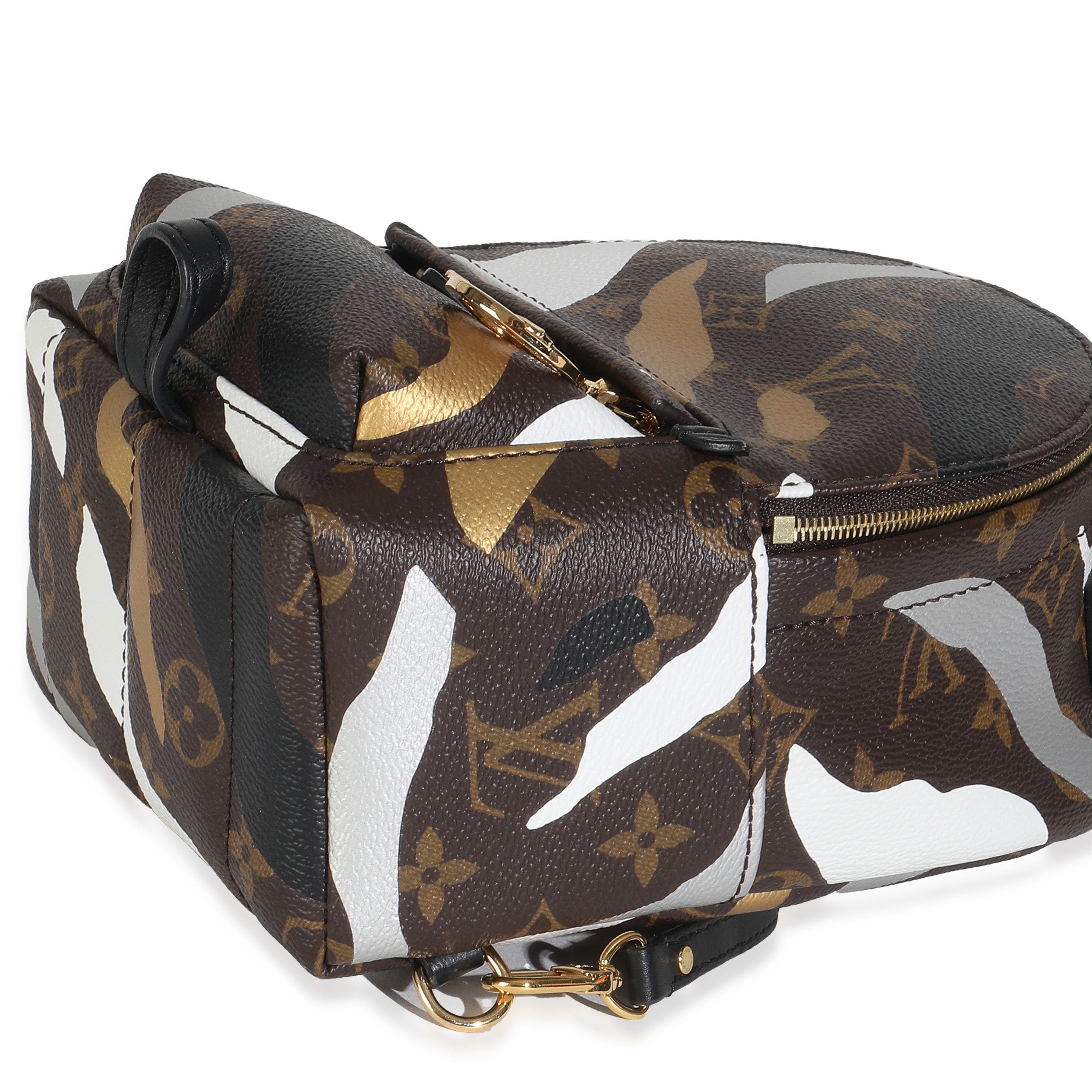 Louis Vuitton x LOL Gold Silver Monogram Canvas Mini Palm Springs