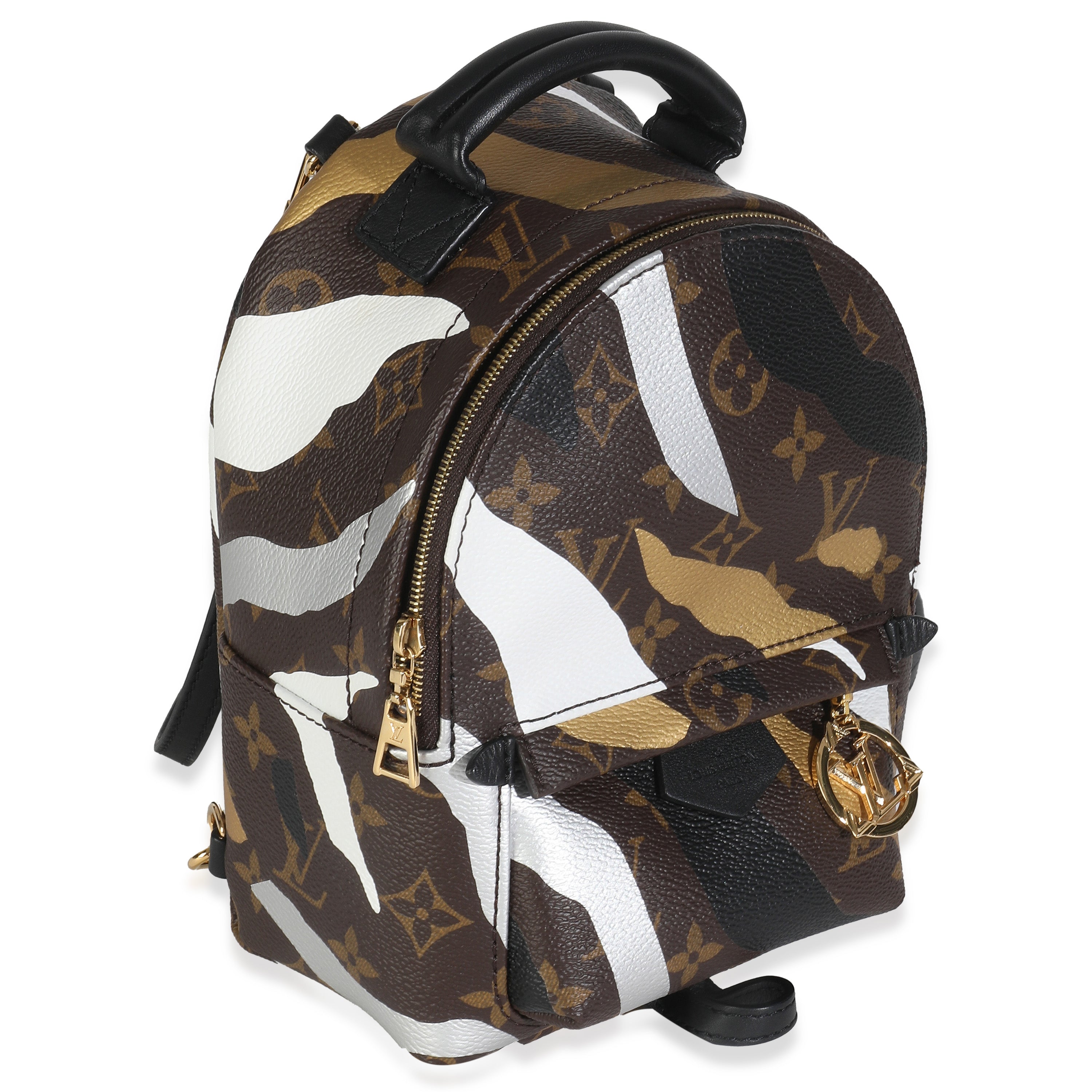 Louis Vuitton x LOL Gold Silver Monogram Canvas Mini Palm Springs
