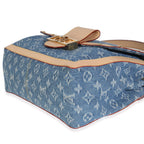 Louis Vuitton Blue Monogram Denim Dauphine Soft GM