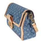 Louis Vuitton Blue Monogram Denim Dauphine Soft GM