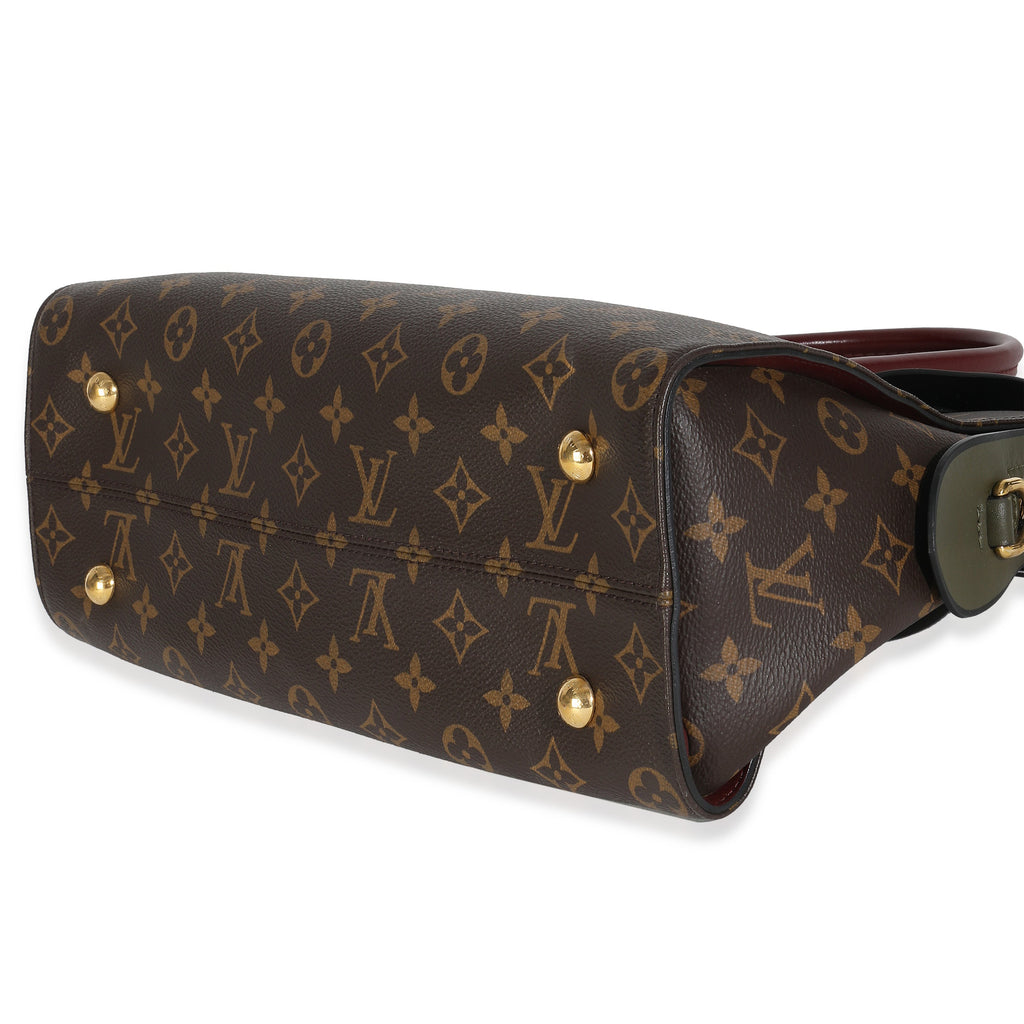 Louis Vuitton Kaki Red Monogram Canvas Tuileries NM