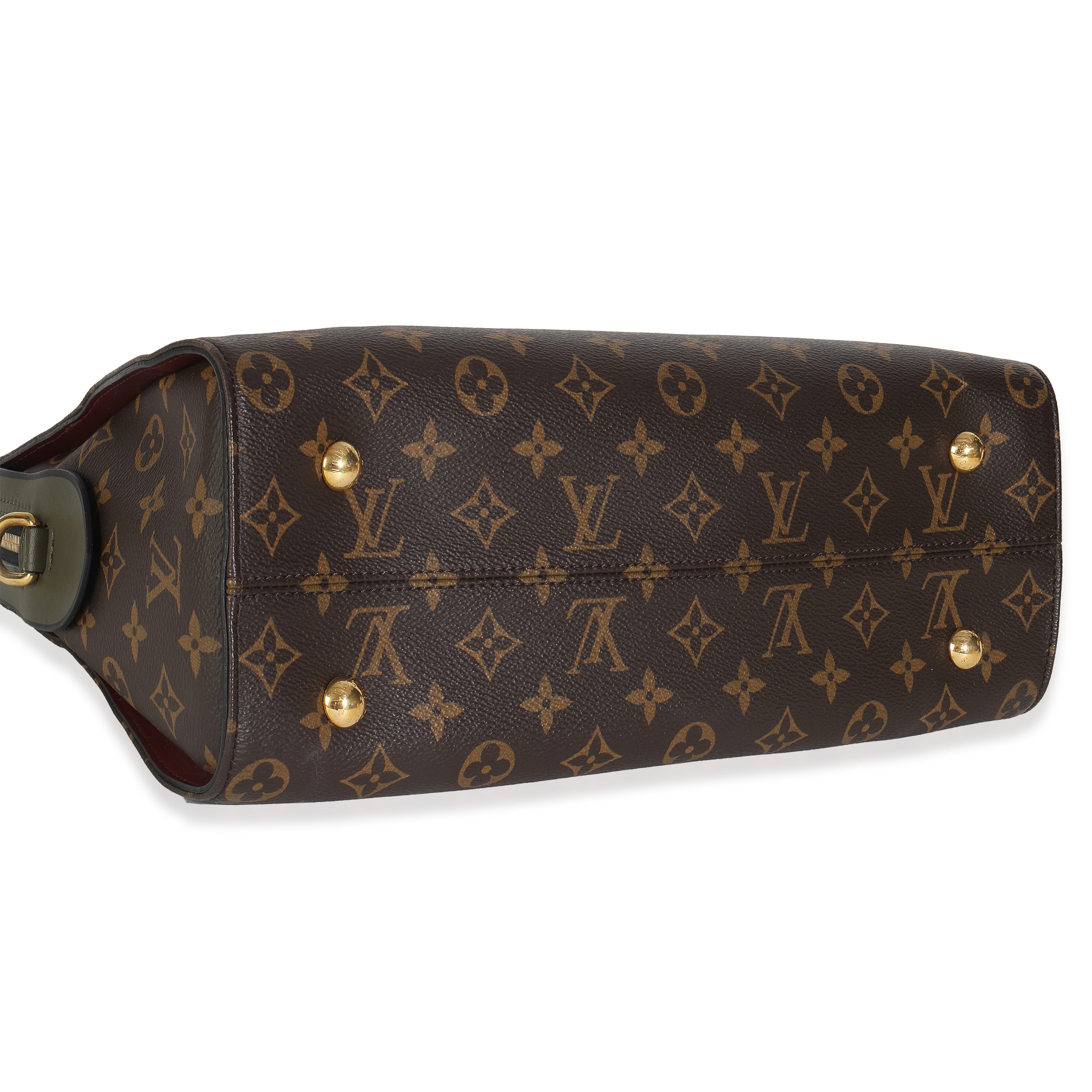 Louis Vuitton Kaki Red Monogram Canvas Tuileries NM