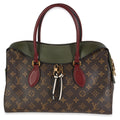 Louis Vuitton Kaki Red Monogram Canvas Tuileries NM