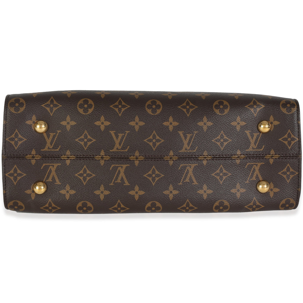 Louis Vuitton Kaki Red Monogram Canvas Tuileries NM