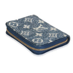 Louis Vuitton Bleu Denim Monogram Jacquard Zippy Coin Purse