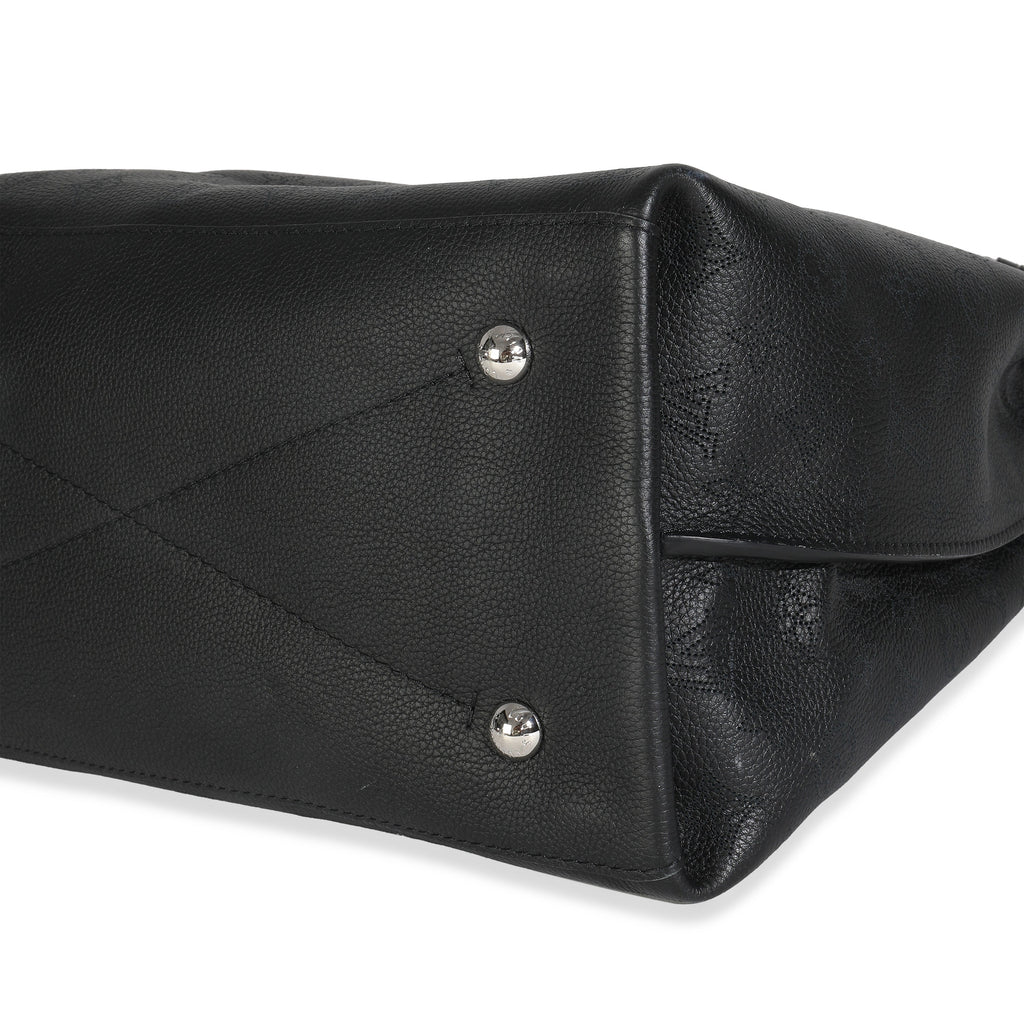 Louis Vuitton Black Monogram Mahina Carmel Hobo