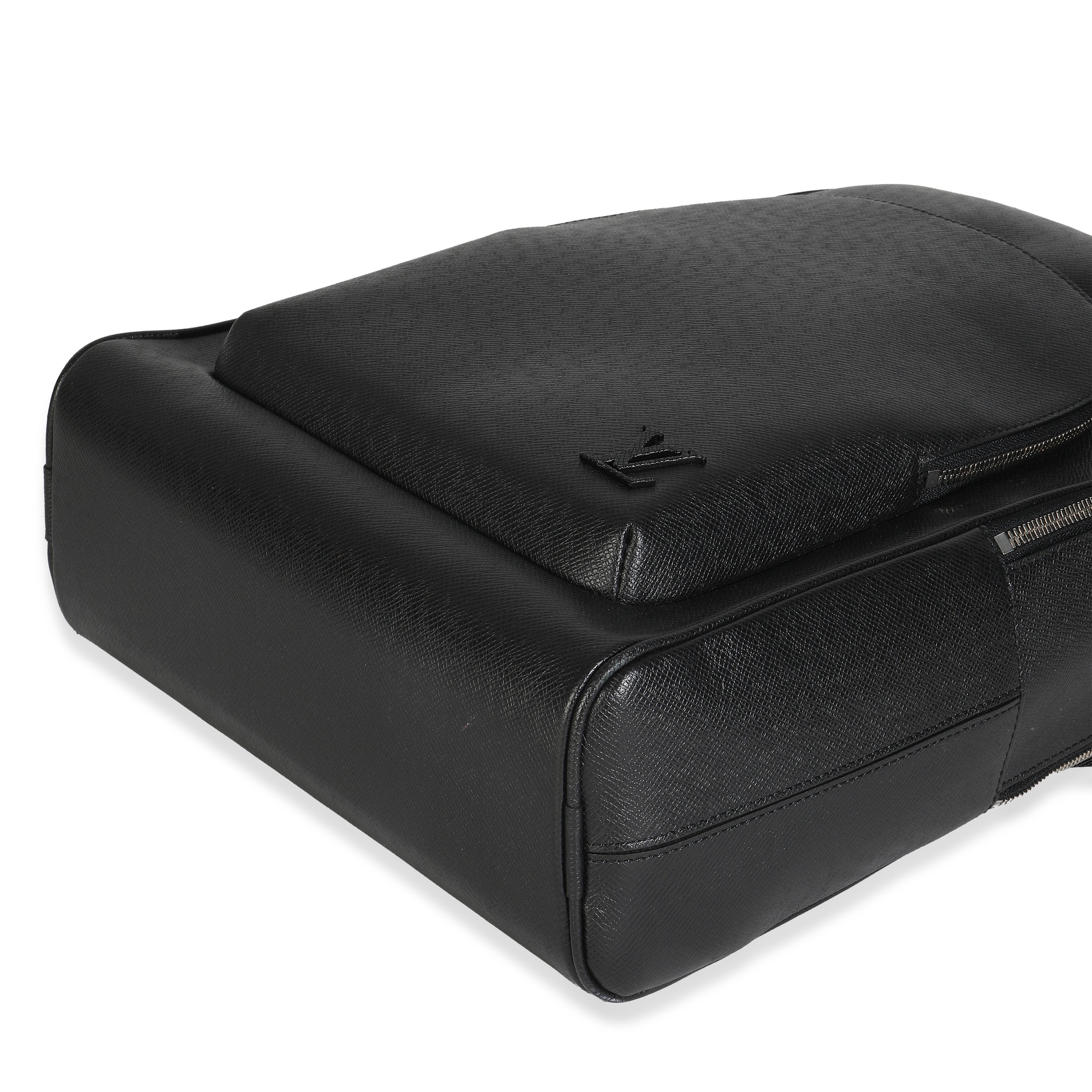 Louis Vuitton Black Taiga Avenue Backpack
