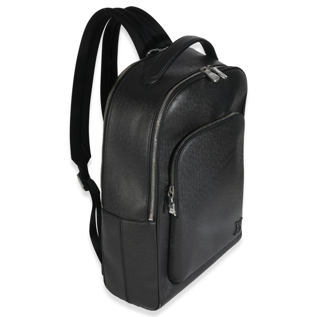 Louis Vuitton Black Taiga Avenue Backpack