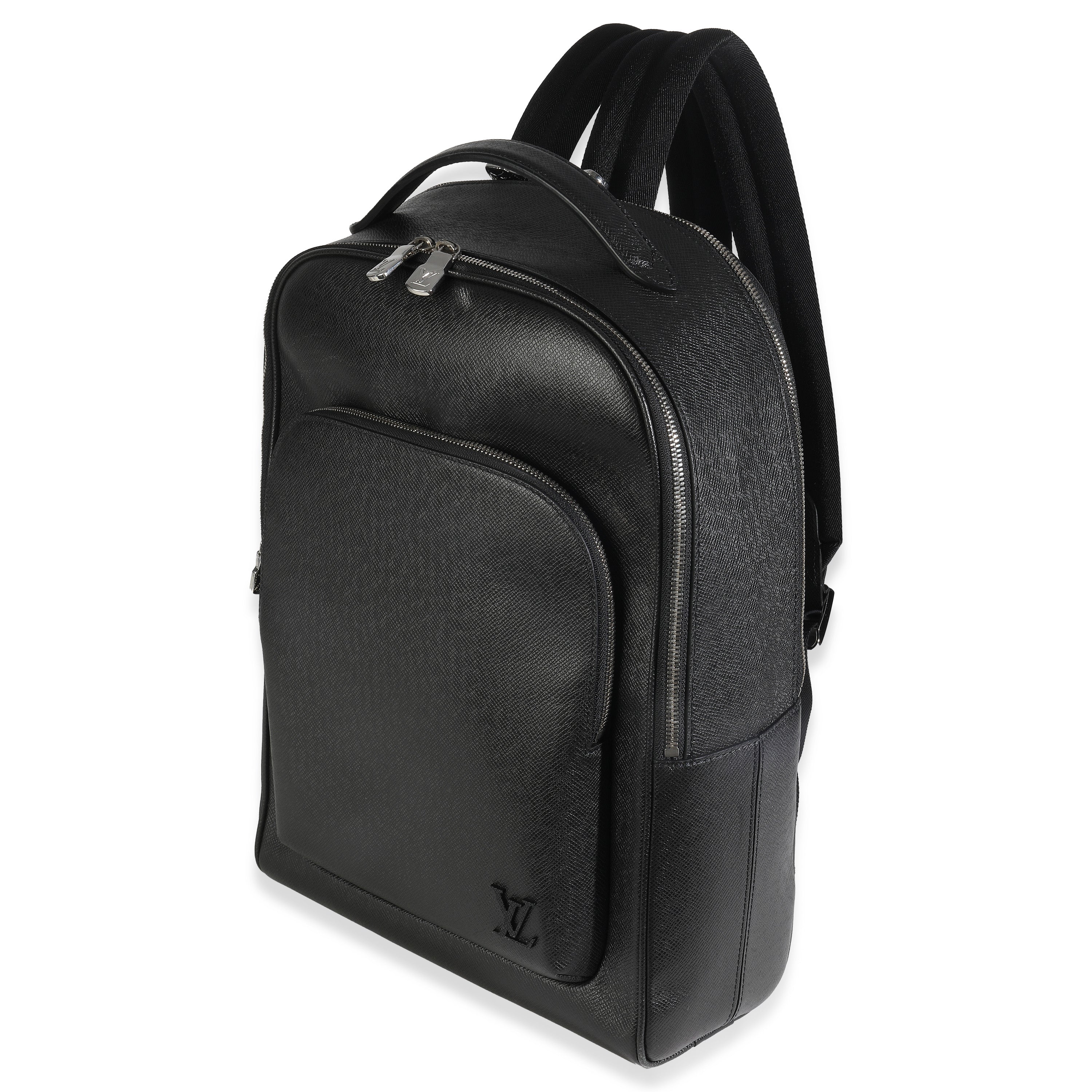 Louis Vuitton Black Taiga Avenue Backpack