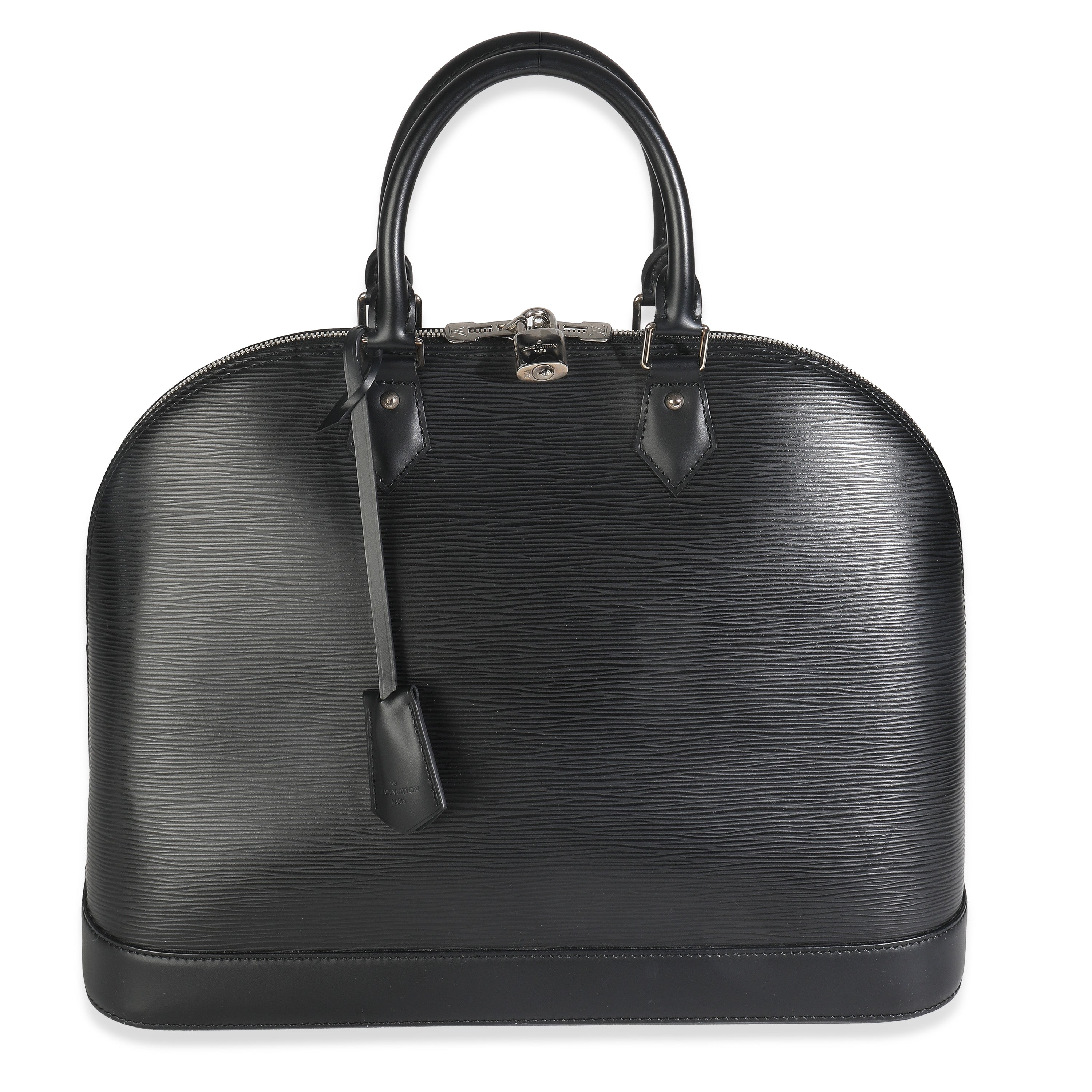 Louis Vuitton Black Epi Alma GM