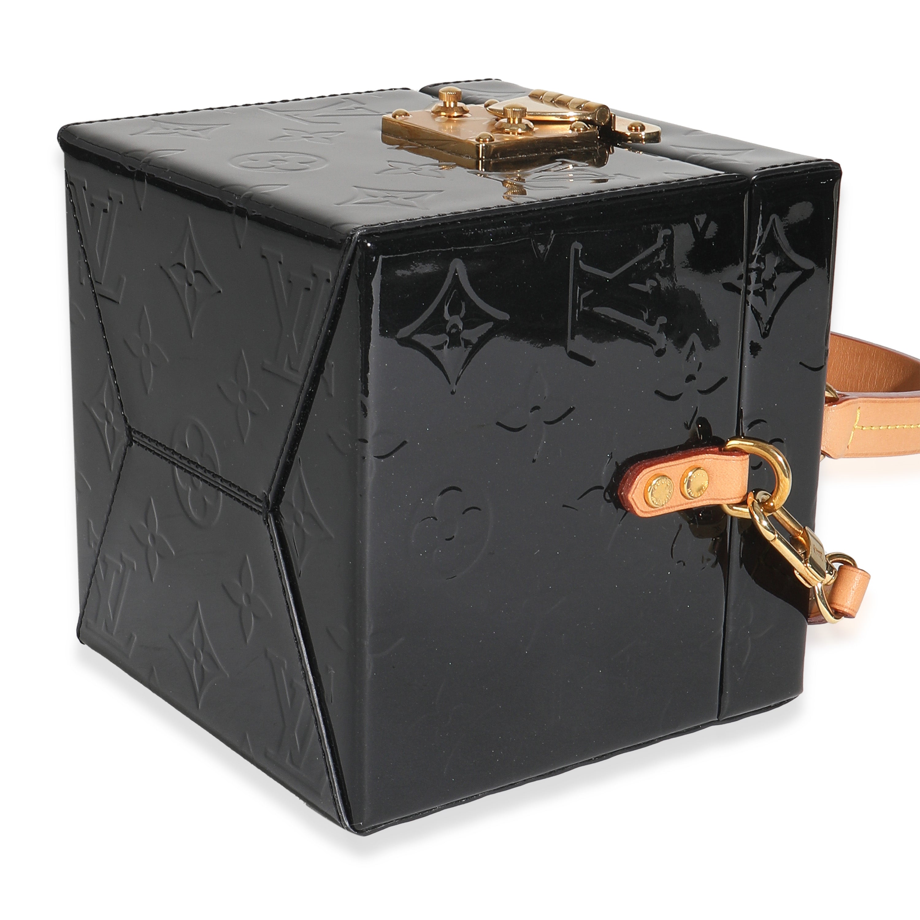 Louis Vuitton Black Monogram Vernis Bleecker Box