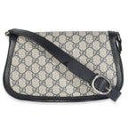 Gucci Beige Blue GG Supreme Canvas Blondie Shoulder Bag
