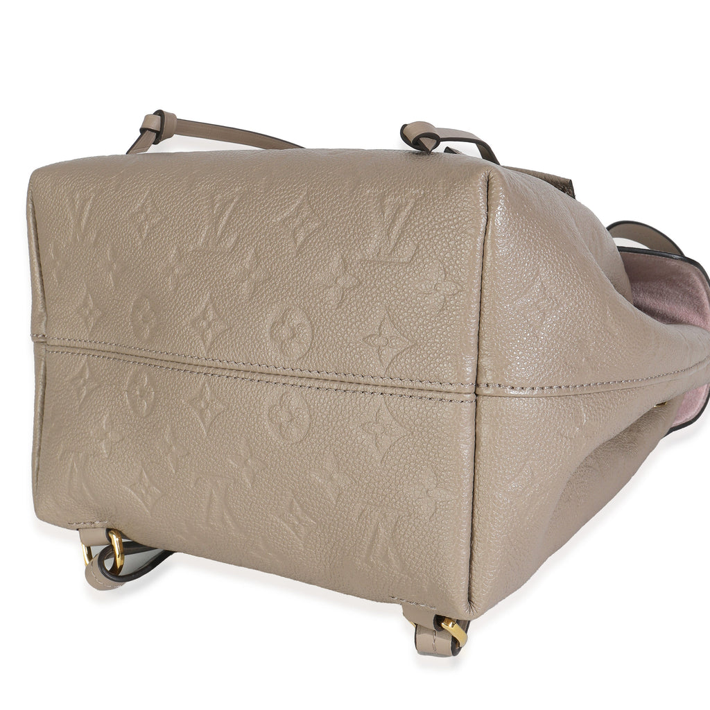 Louis Vuitton Tourterelle Monogram Empreinte Montsouris NM