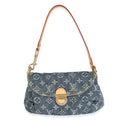Louis Vuitton Blue Monogram Denim Mini Pleaty