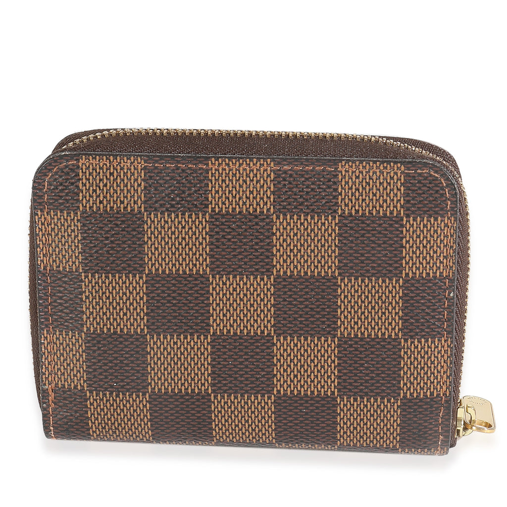 Louis Vuitton Damier Ebene Canvas Zippy Coin Purse