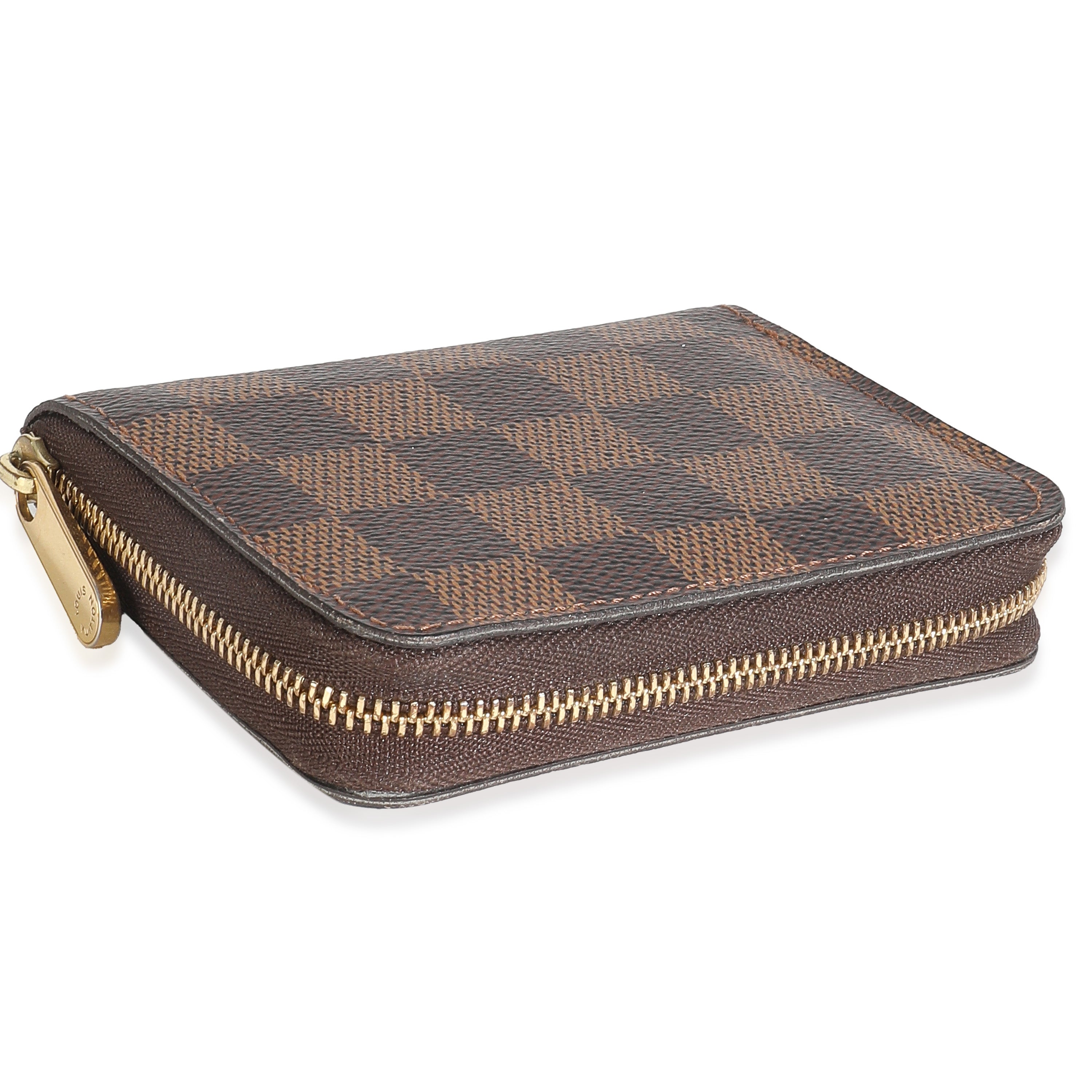 Louis Vuitton Damier Ebene Canvas Zippy Coin Purse