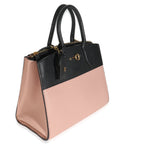Louis Vuitton Magnolia Black Calfskin City Steamer MM