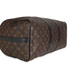 Louis Vuitton Monogram Macassar Keepall Bandouliere 45